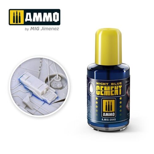 Night Blue Cement (30mL) AMMO MIG 2045