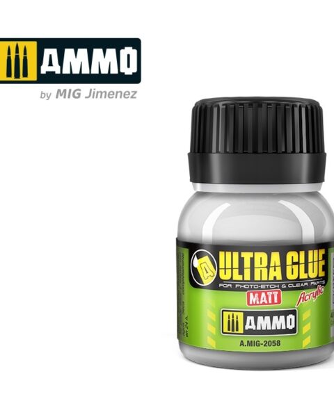 Ultra Glue Matt for Photo-Etch and Clear Parts (40mL) AMMO MIG 2058