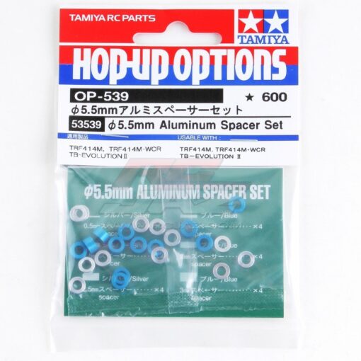 53539 TAMIYA  – TRF414 5.5mm Aluminum Spacer Set OP-539