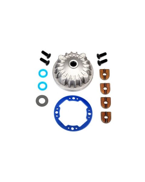 TXX6781 TRAXXAS – CASSA PER DIFFERENZIALE CENTRALE 6780 IN ALLUMINIO CON O-RING, VITERIA E GUARNIZIONE