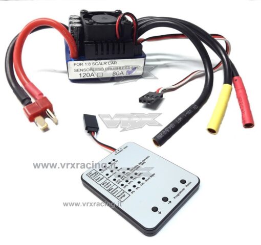 PROGRAMMAZIONE - Programm card per programmazione regolatori brushless (25A 45A 80A 120A) VRX - immagine 5