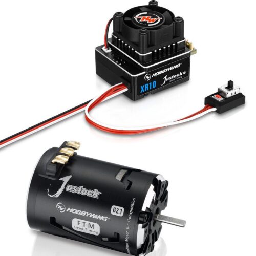 COMBO – Hobbywing Xerun XR10 Justock G3 Brushless ESC, 13.5T