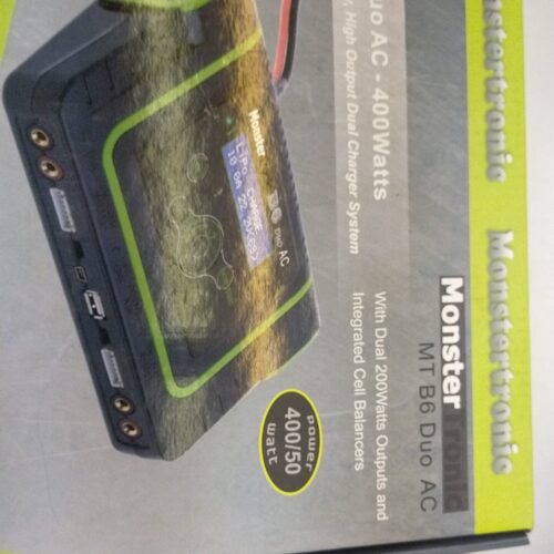ULTIMI PEZZI MT6B DUO-AC CARICABATTERIA MONSTER TRONIC 12V CC