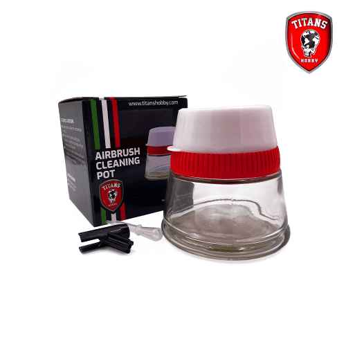 Stazione per la pulizia dell’aerografo con 3 filtri e supporto – TTH038 – TITANS HOBBY