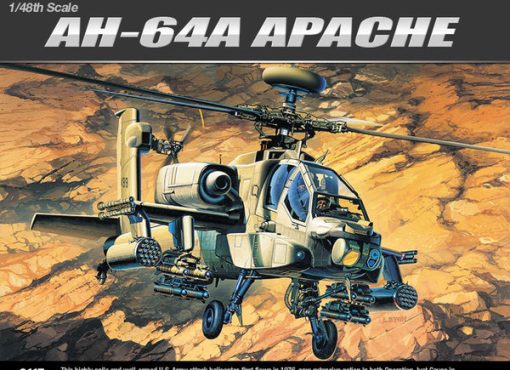 AC12262 - AH-64A APACHE scala 1:48 Academy
