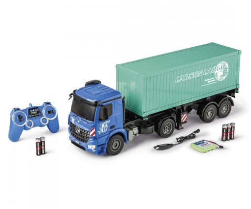 500907671 - MB Arocs with Container 100% RTR scala 1:20 - CARSON