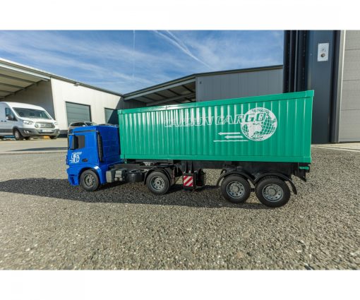 500907671 - MB Arocs with Container 100% RTR scala 1:20 - CARSON - immagine 9