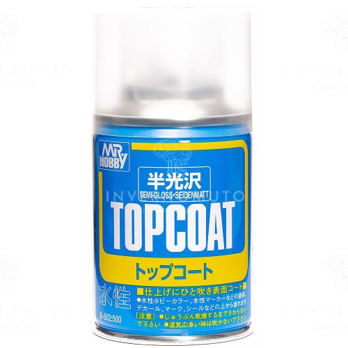 B502 – Spray MR. TOP COAT SEMI GLOSS SPRAY – TRASPARENTE SEMI LUCIDO – 88ml