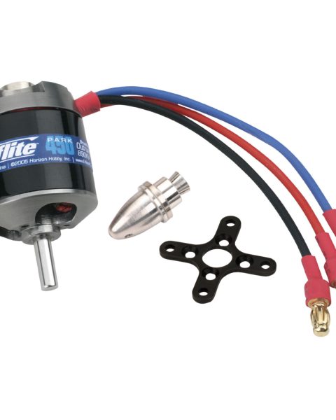 EFLM1400 - Park 450 Brushless Outrunner Motor, 890Kv: 3.5mm Bullet E-FLITE