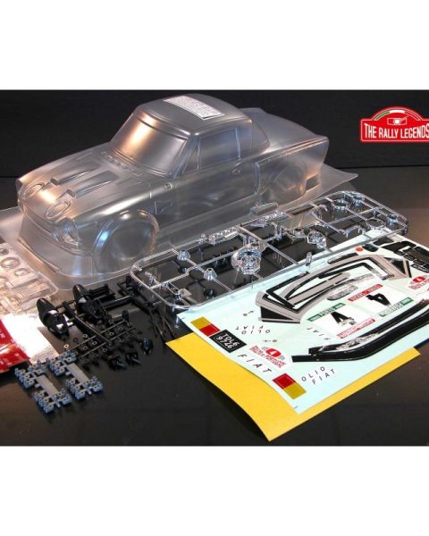 EZRL2410 - CARROZZERIA 124 RALLY TRASPARENTE scala 1:10 - THE RALLY LEGENDS