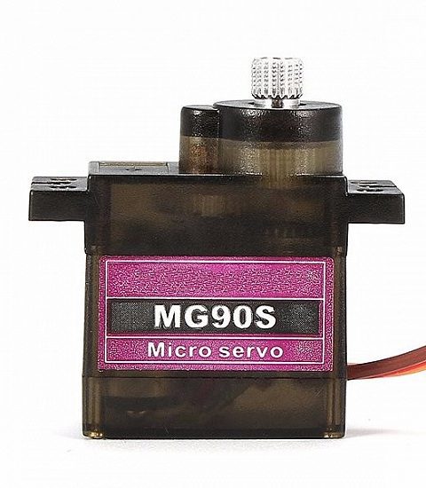 micro-servocomando MG90S metal gear 4,8v 6v 1,8kg spinetta UNI