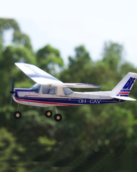 M179821 - Cessna-152 Skyline (Blue) Kit + Motor  360mm - MinimumRC