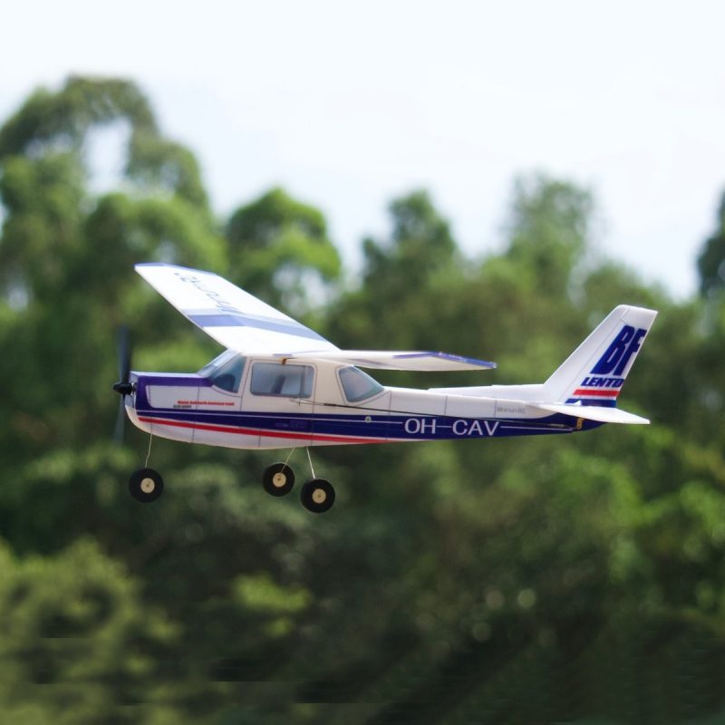 M179821 - Cessna-152 Skyline (Blue) Kit + Motor 360mm - MinimumRC