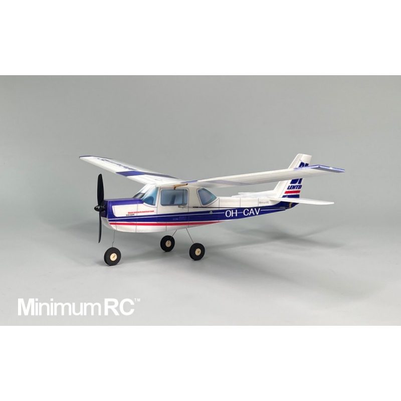 M179821 - Cessna-152 Skyline (Blue) Kit + Motor 360mm - MinimumRC - immagine 3