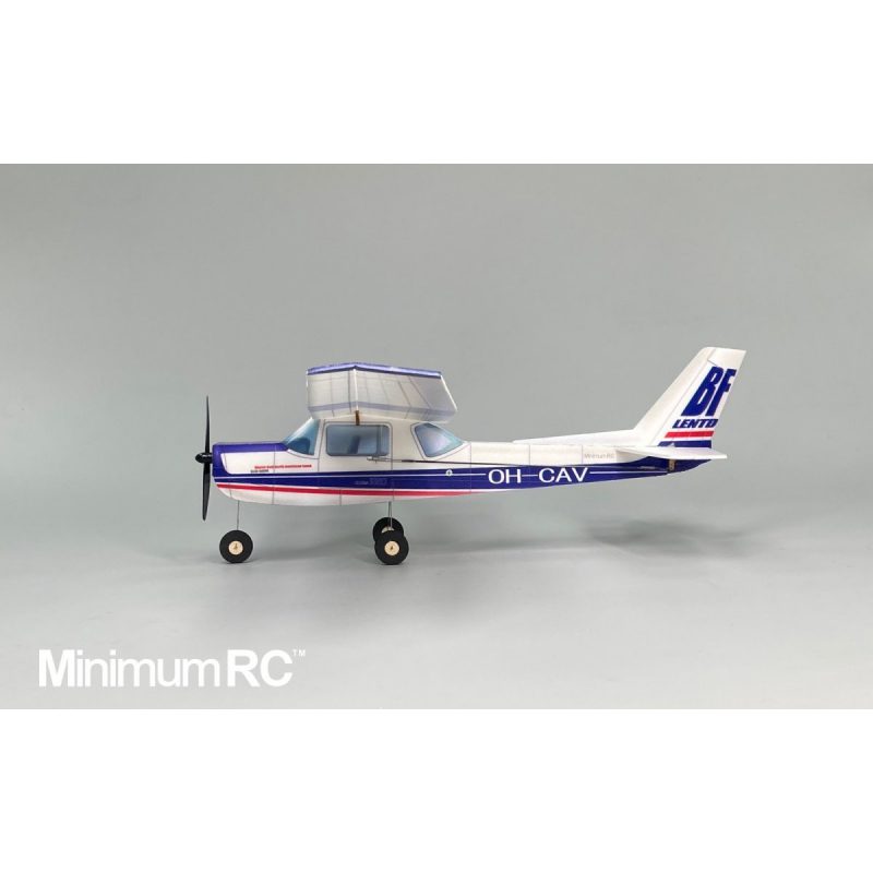 M179821 - Cessna-152 Skyline (Blue) Kit + Motor 360mm - MinimumRC - immagine 4