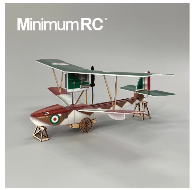 M15178 - Macchi M-5 Kit + Motor 360mm - MinimumRC - immagine 3