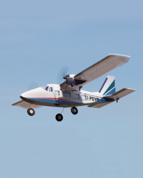 M179822 - Micro Vulcanair P-68 Kit + Dual Motors  360mm - MinimumRC