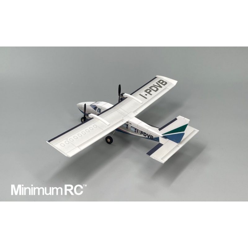 M179822 - Micro Vulcanair P-68 Kit + Dual Motors 360mm - MinimumRC - immagine 5