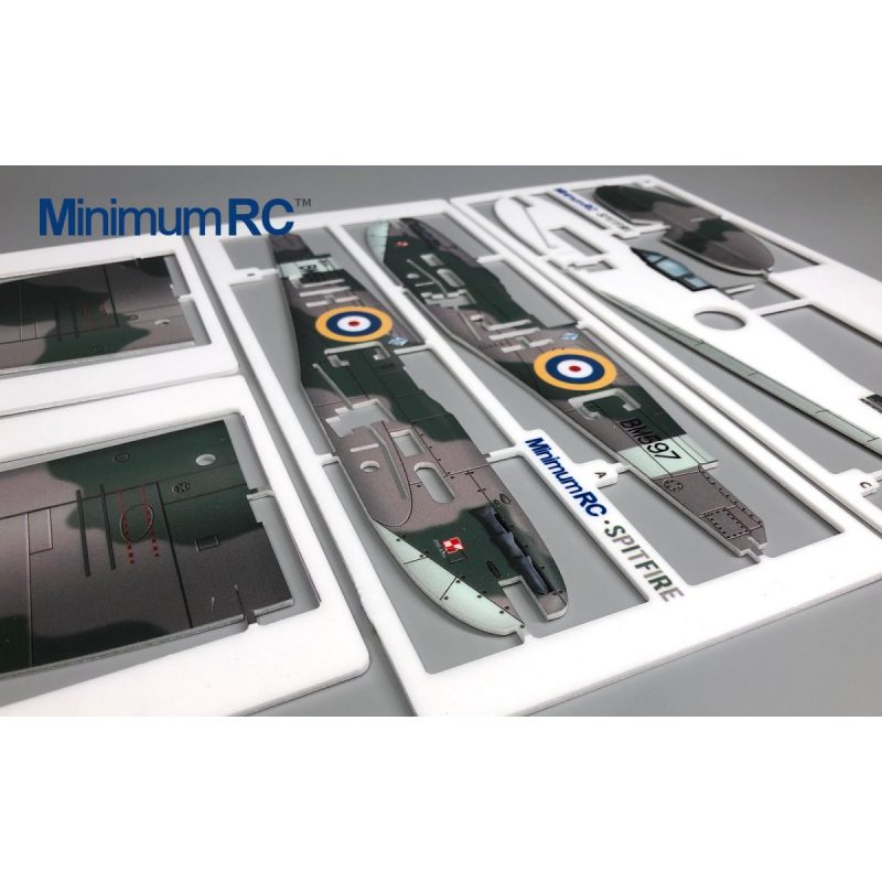 M179824 - Spitfire Kit + Motor 360mm - MinimumRC - immagine 6