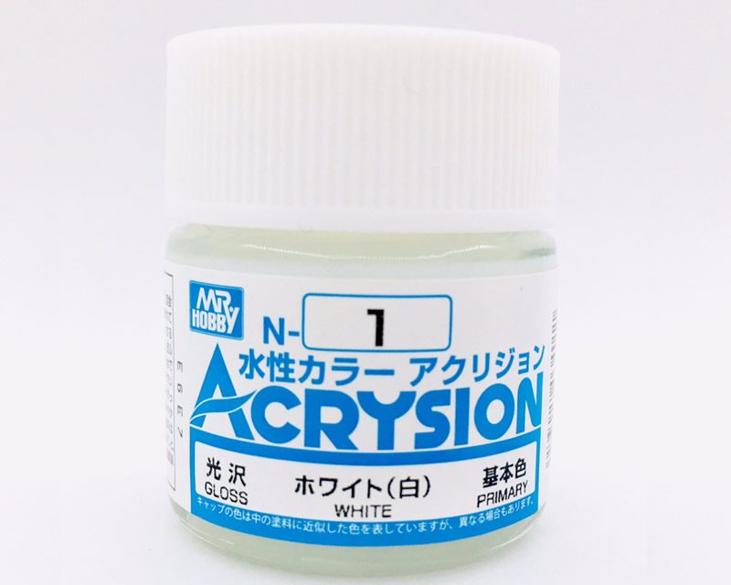N001 Bianco Lucido Gunze Acrysion serie N Acrilico 10ml