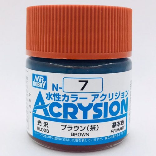 N007 Marrone Lucido Gunze Acrysion serie N Acrilico 10ml