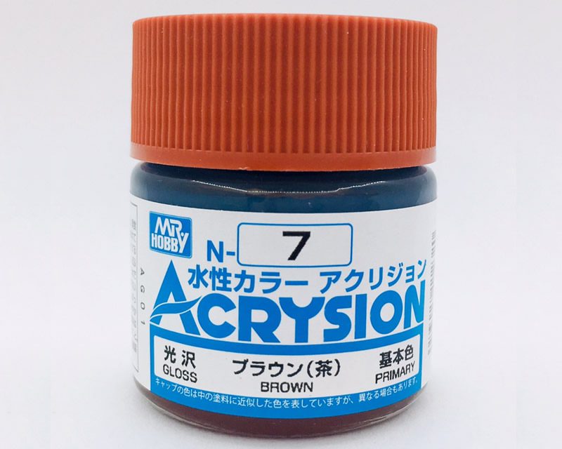 N007 Marrone Lucido Gunze Acrysion serie N Acrilico 10ml