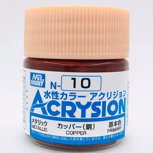 N010 Copper – Metallic  Gunze Acrysion serie N Acrilico 10ml