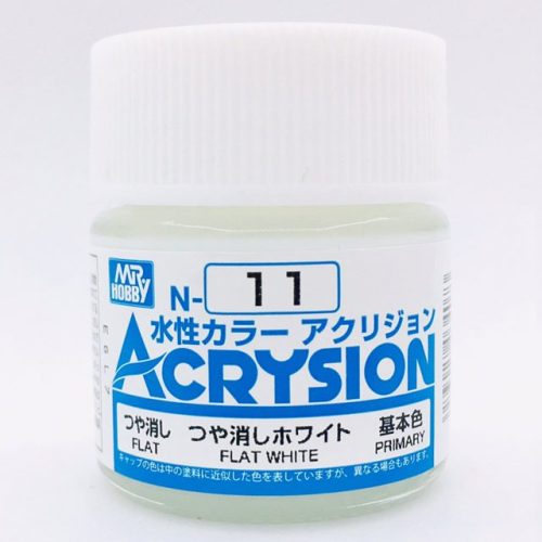 N011 Bianco Opaco Gunze Acrysion serie N Acrilico 10ml