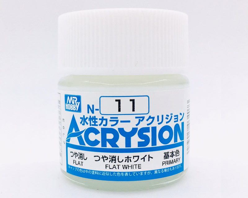 N011 Bianco Opaco Gunze Acrysion serie N Acrilico 10ml