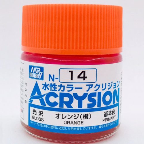 N014 Arancione Lucido Gunze Acrysion serie N Acrilico 10ml