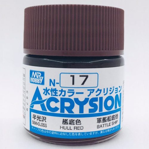 N017 Hull Red – Semi-Lucido Gunze Acrysion serie N Acrilico 10ml