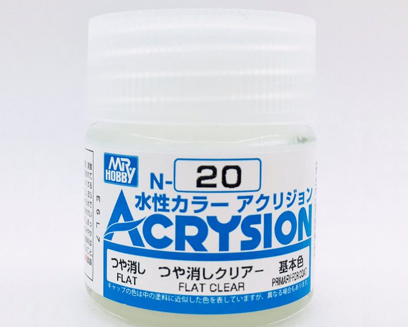 N020 Flat Clear Gunze Acrysion serie N Acrilico 10ml