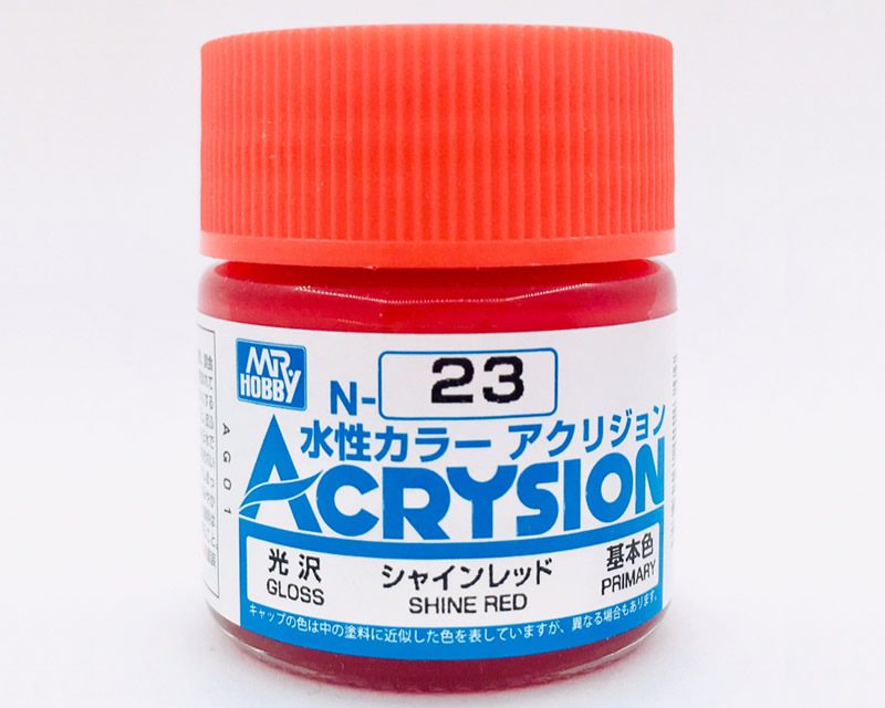 N023 Shine Red Lucido Gunze Acrysion serie N Acrilico 10ml