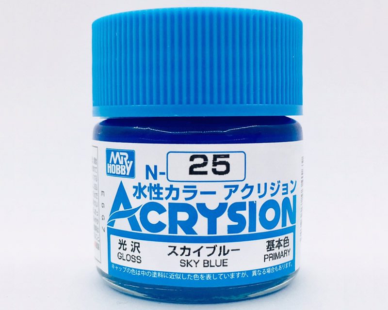 N025 Sky Blue Lucido Gunze Acrysion serie N Acrilico 10ml