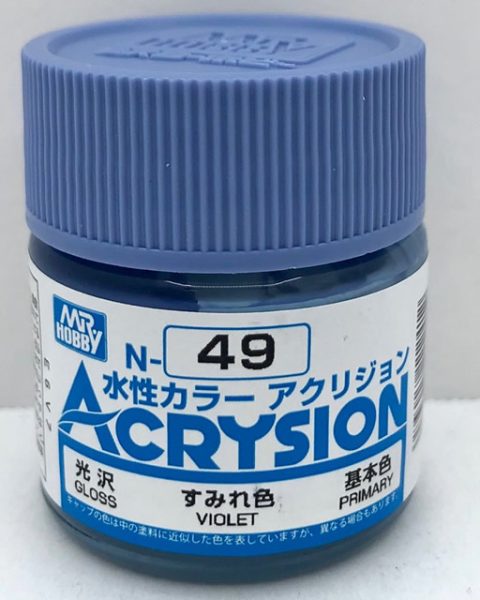 N049 Violet Lucido Gunze Acrysion serie N Acrilico 10ml