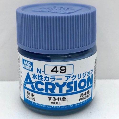 N049 Violet Lucido Gunze Acrysion serie N Acrilico 10ml