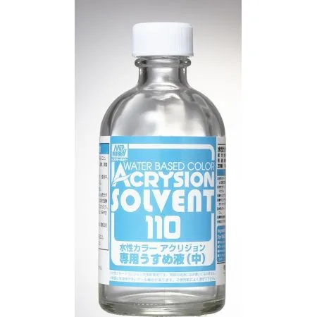 T-302 Gunze Acrysion Thinner Diluente per colori serie N e serie H 110ml