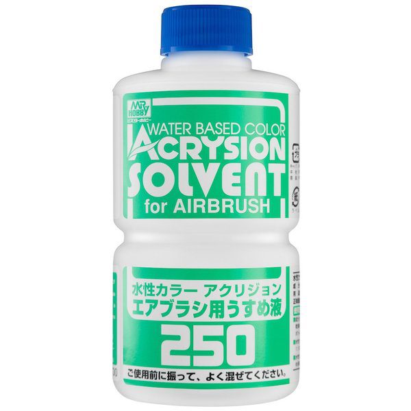 T-314 Gunze Acrysion Thinner Diluente Aerografo per colori serie N e serie H 250ml