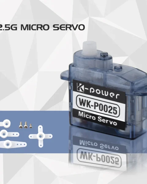 micro-servocomando S-0025K servo 4,8v 6v spinetta UNI