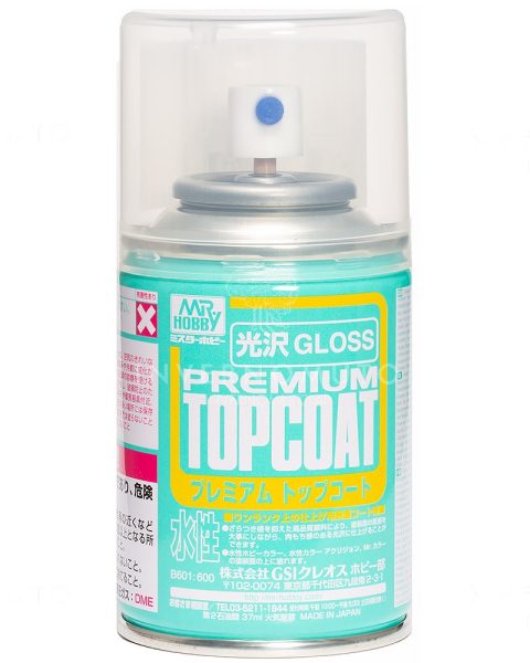 B601 - Spray Mr Premium Top Coat Gloss - TRASPARENTE LUCIDO - 88ml