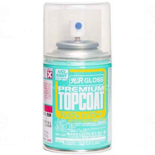 B601 – Spray Mr Premium Top Coat Gloss – TRASPARENTE LUCIDO – 88ml