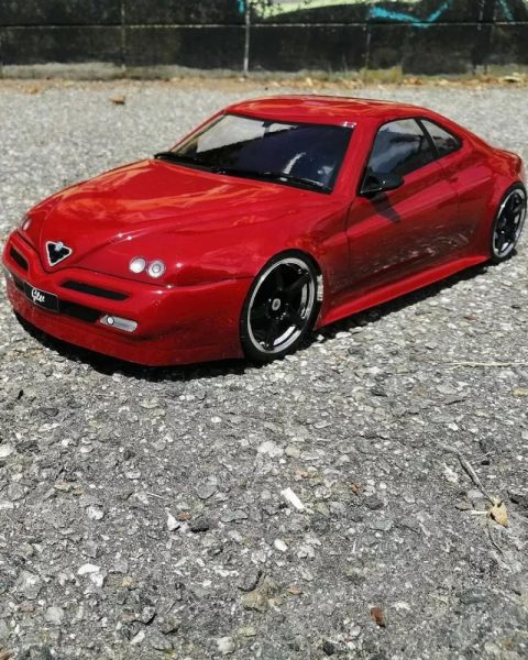 DP0022 - CARROZZERIA ALFA A. G.  scala 1:10 190mm - DELTAPLASTICK