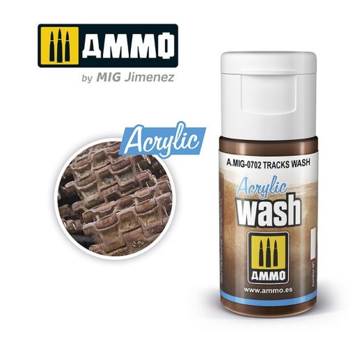 0702 AMMO MIG ACRYLIC WASH  - Tracks Wash - 15ml