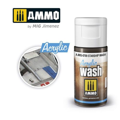 0709 AMMO MIG ACRYLIC WASH – Starship Wash – 15ml