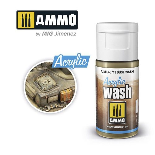 0713 AMMO MIG ACRYLIC WASH – Dust Wash – 15ml