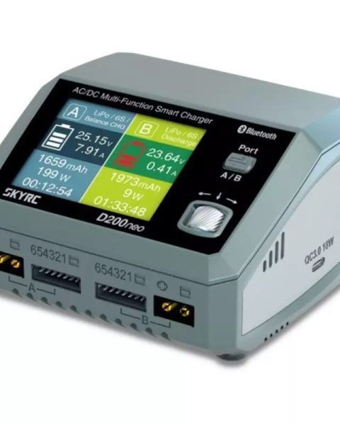 Caricabatterie D200 Neo 10-30/220V 2 Uscite 1-6S 800W - SKYRC