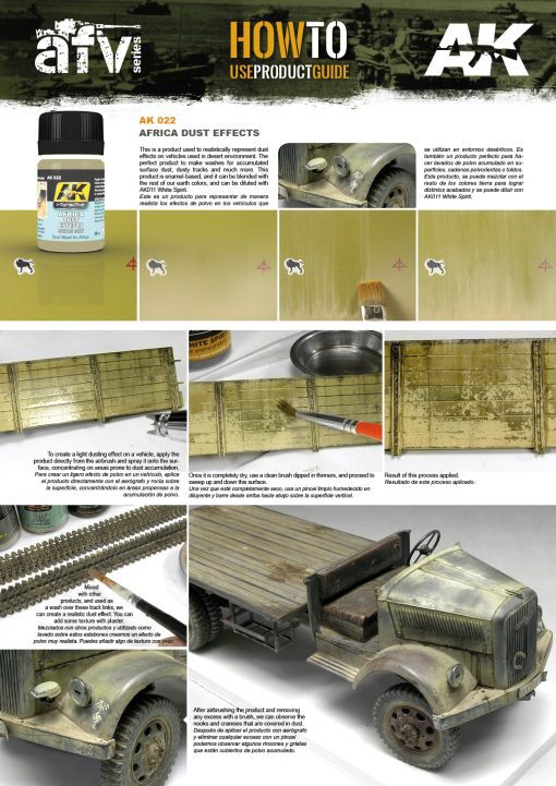AK022 Effetti della polvere in Africa 35ml AK INTERACTIVE - immagine 2