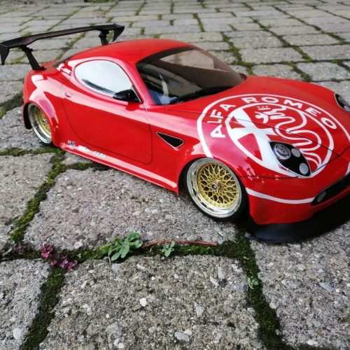 FT002 – CARROZZERIA ALFA 8C C.  scala 1:10 190mm – DELTAPLASTICK