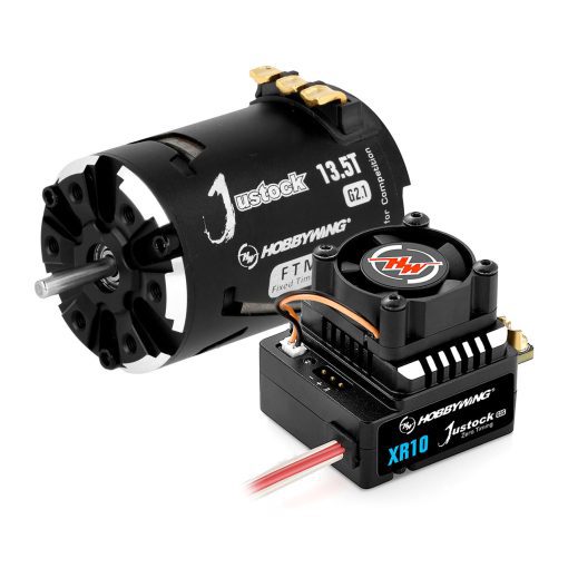 COMBO - Hobbywing Xerun Justock Combo G3S and 13 Turn 3200kV per scala 1:10