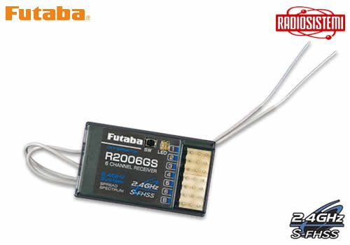 Ricevente R2006GS S-FHSS 2,4 GHz 6 canali - FUTABA